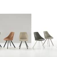 Set di sedie BILBAO di Alpe Arredi in vari colori e stili, perfette per arredare con eleganza e comfort ogni ambiente.