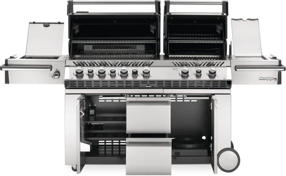 PRO825RSBIPSS-3-Web-Gallery-03-Prestige-Pro825-3-RSIB-Antmy-Str-NoRotis Grill a gas professionale in acciaio inox con doppio piano di cottura, controllo preciso e design moderno, ideale per ristoranti e cucine professionali.