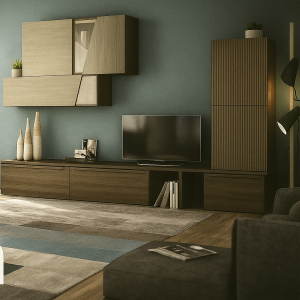 Parete attrezzata NELSON CANNETTATO